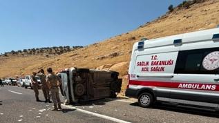 Mardin'in Nusaybin ilçesinde trafik kazası! 1 ölü, 1 yaralı