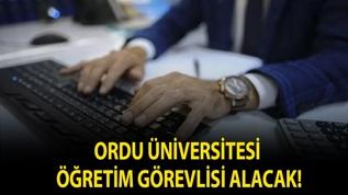 Ordu Üniversitesi Öğretim Görevlisi alacak!