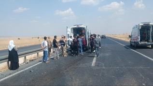 Kazanın etkisiyle refüje savruldular: Nusaybin'de 6 kişi hastaneye kaldırıldı