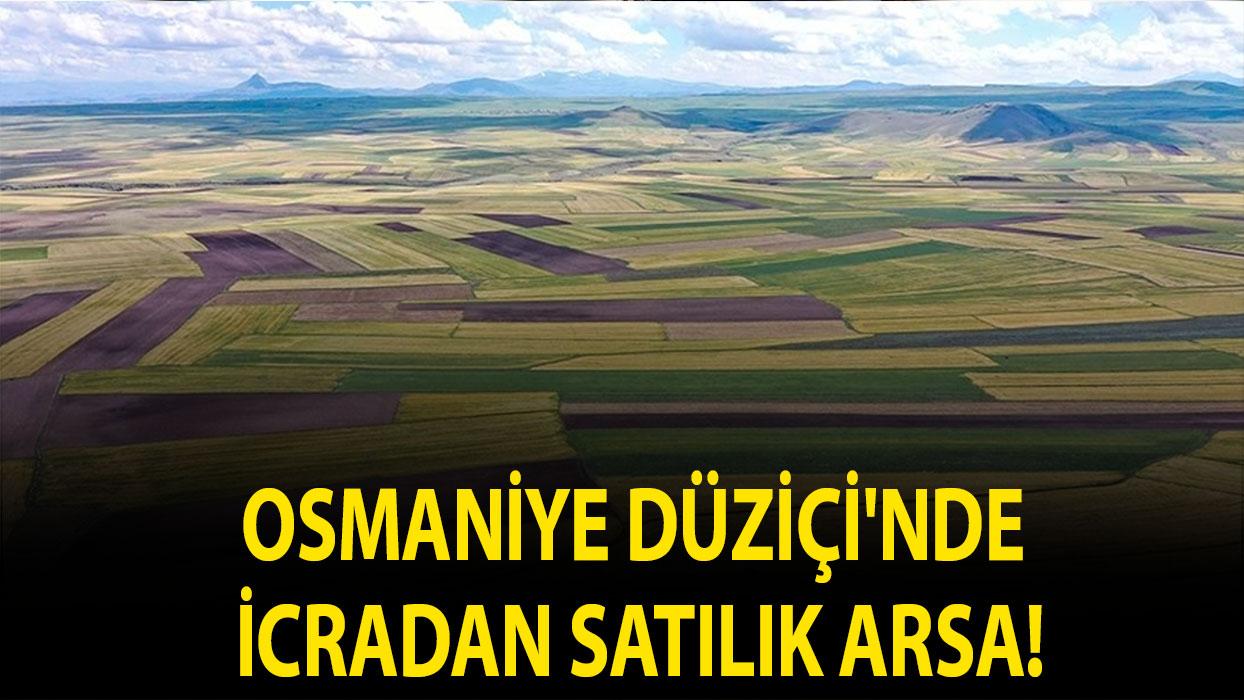 Osmaniye Düziçi'nde icradan satılık arsa!