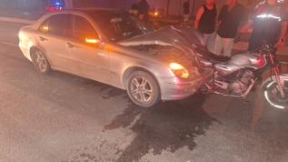 Otomobil motosiklete arkadan çarptı: 1 ölü, 1 ağır yaralı