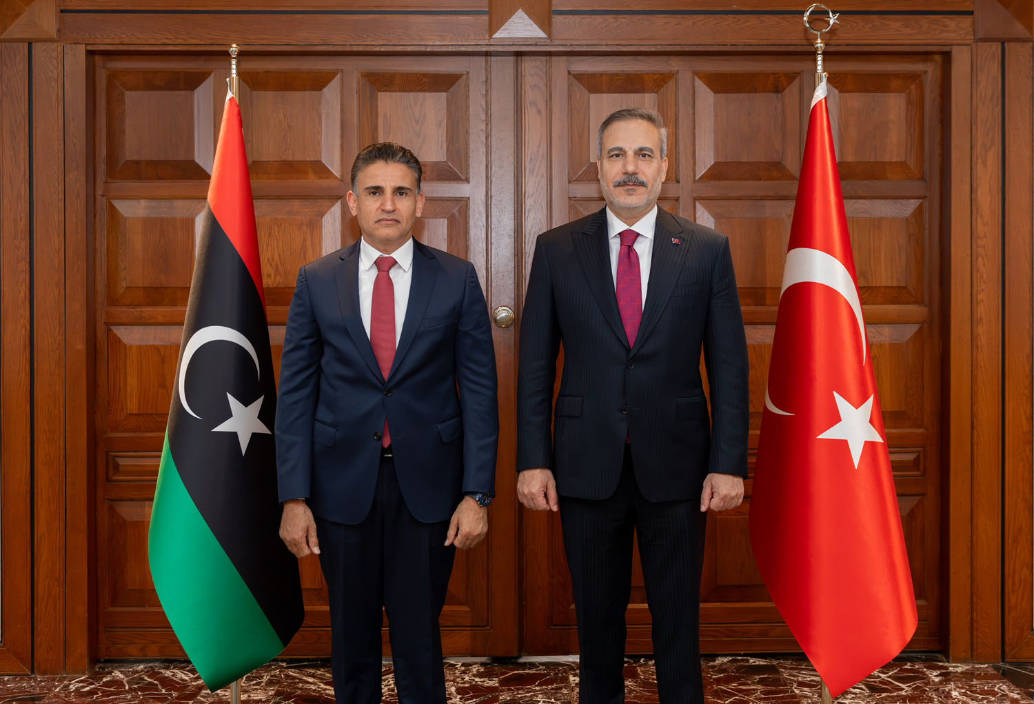 Bakan Fidan, Salahattin Nemruş ile bir araya geldi