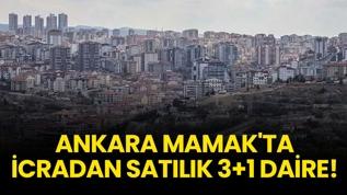 Ankara Mamak'ta 3+1 daire icradan satışa sunuluyor...