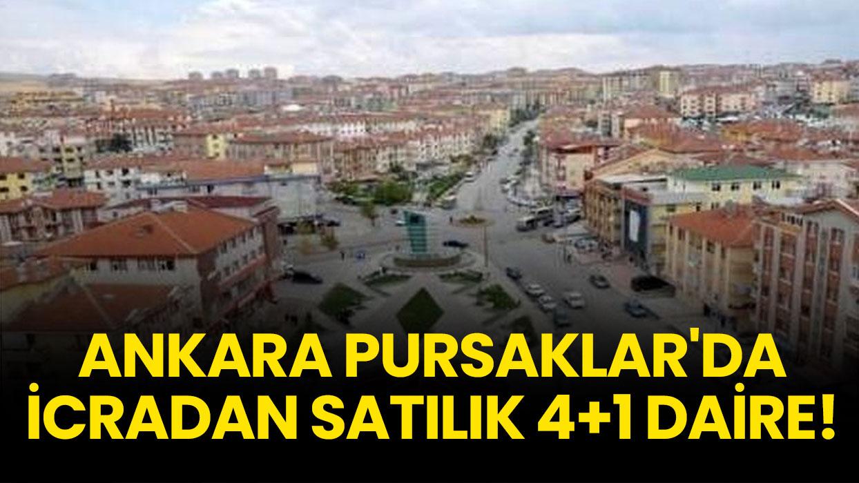 Ankara Pursaklar'da icradan satılık 4+1 daire!