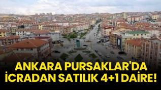 Ankara Pursaklar'da icradan satılık 4+1 daire!