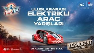 Geleceğin elektrikli araçları TEKNOFEST 2026'da piste çıkıyor