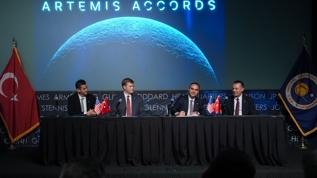 Türkiye, uluslararası uzay işbirliği programı Artemis Anlaşmaları'na imza attı