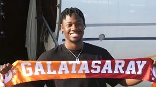 El Chadaille Bitshiabu, Galatasaray için İstanbul'a geldi