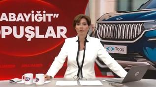 Sözcü TV sunucusu Özlem Gürses, Türkiye'nin ilk elektrikli otomobili Togg'un motorinle çalıştığını sandı!