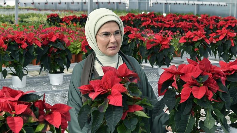 Emine Erdoğan, Türkiye Milli Botanik Bahçesi'ni ziyaret etti