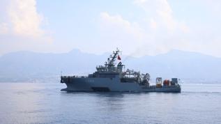 TCG Alemdar, TCG Işın ve TCG Akın gemileri derin denizde iz sürüyor
