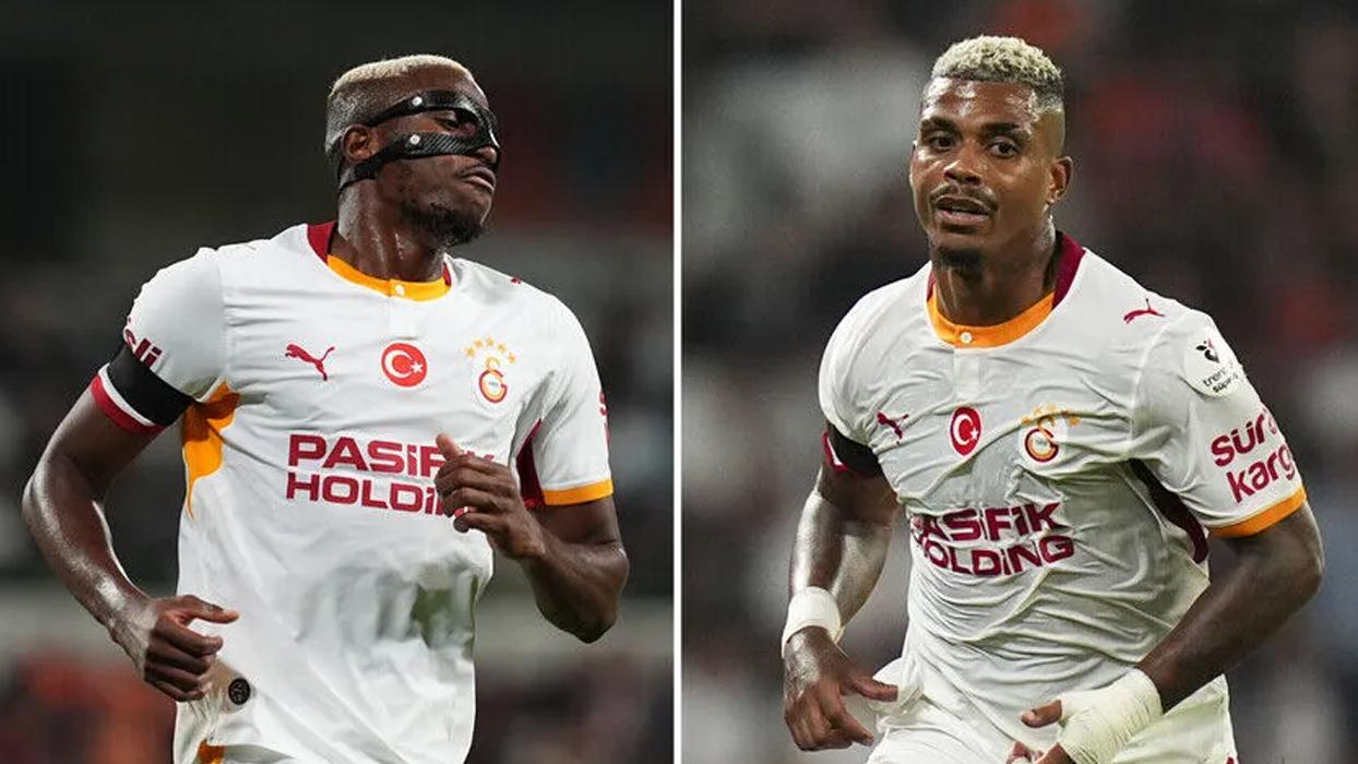 Galatasaray'da Victor Osimhen ve Mario Lemina şoku! İki yıldız futbolcu sakatlandı