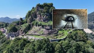 This castle, reminiscent of a fantasy movie, has a railway system inside
