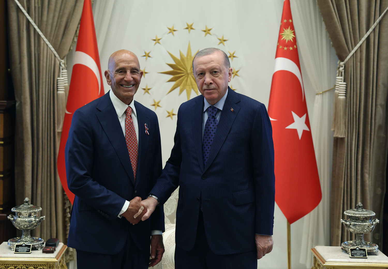 Ankara'da kritik kabul: Cumhurbaşkanı Erdoğan, Tom Barrack ile görüştü