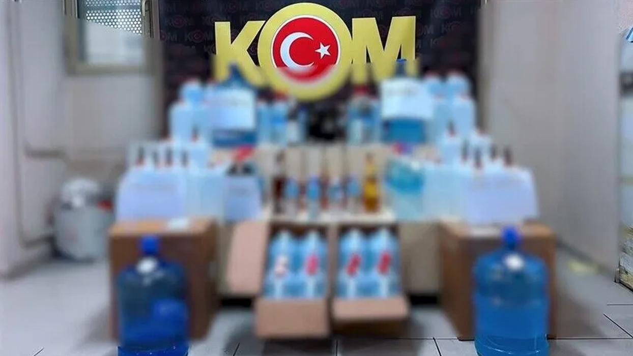 Kaçakçılıkla mücadelede 8 ayda 673 bin litre sahte ve kaçak alkollü içki ele geçirildi