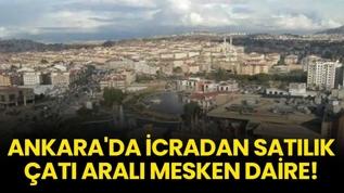 Ankara Keçiören'de icradan satılık çatı aralı mesken daire!