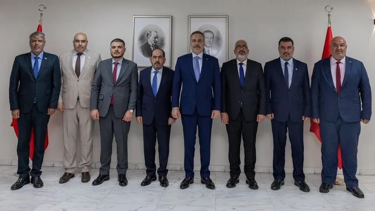 Dışişleri Bakanı Fidan, Suriye Türkmen Meclisi Başkanı Mustafa ile bir araya geldi