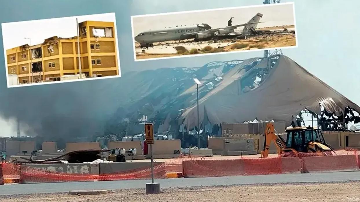 Amerikan medyası fotoğraflar yayınladı: ABD üslerinde büyük yıkım! Zaiyat çok daha ağır