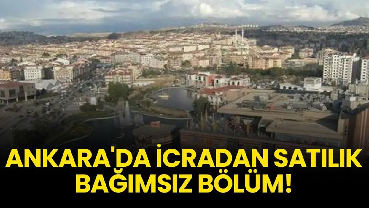 Ankara Keçiören'de icradan satılık bağımsız bölüm!