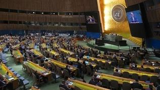 BM'de Filistin oylaması... Mahmud Abbas kararı 152 oyla kabul edildi