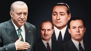 Cumhurbaşkanı Erdoğan idamlarının 65. yılında Menderes, Zorlu ve Polatkan'ı andı