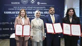 "Kadınlar İçin Yapay Zeka ve Dijital Güçlenme İşbirliği Protokolü" imza töreni düzenlendi