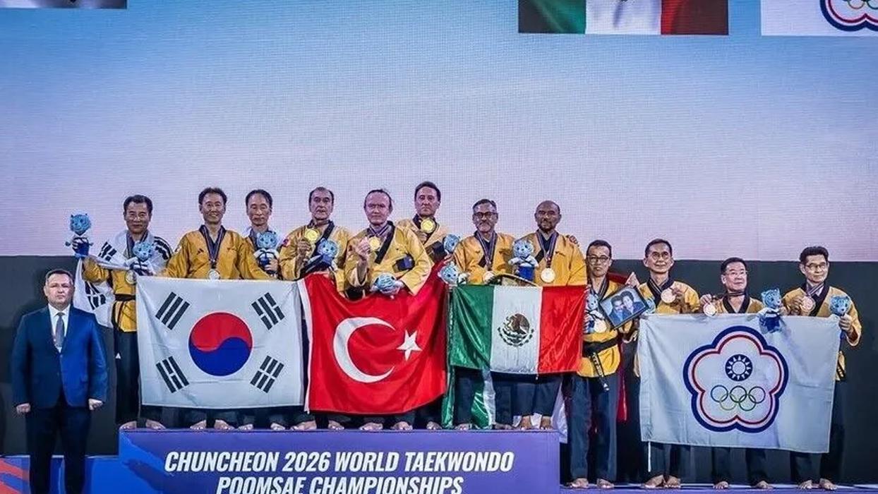 Dünya Tekvando Poomsae Şampiyonası'nda "altın" kapanış