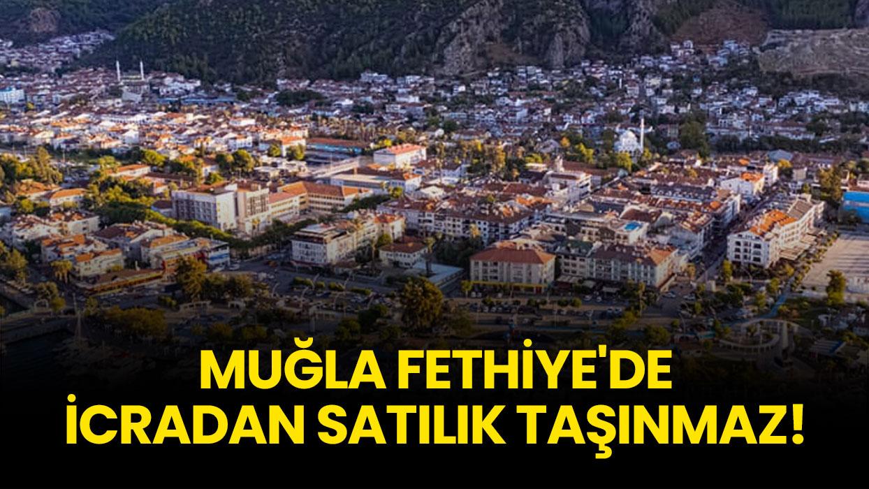 Muğla Fethiye'de icradan satılık taşınmaz!