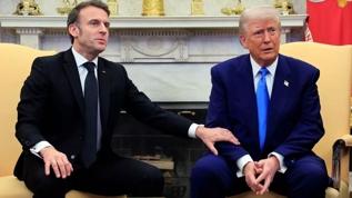ABD Başkanı Trump, Fransa Cumhurbaşkanı Macron ile New York'ta görüştü