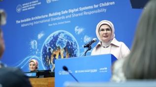 Emine Erdoğan: Çocuklarımızın esenliği için birlikte çıkacağımız bir yolun ilk adımını attık
