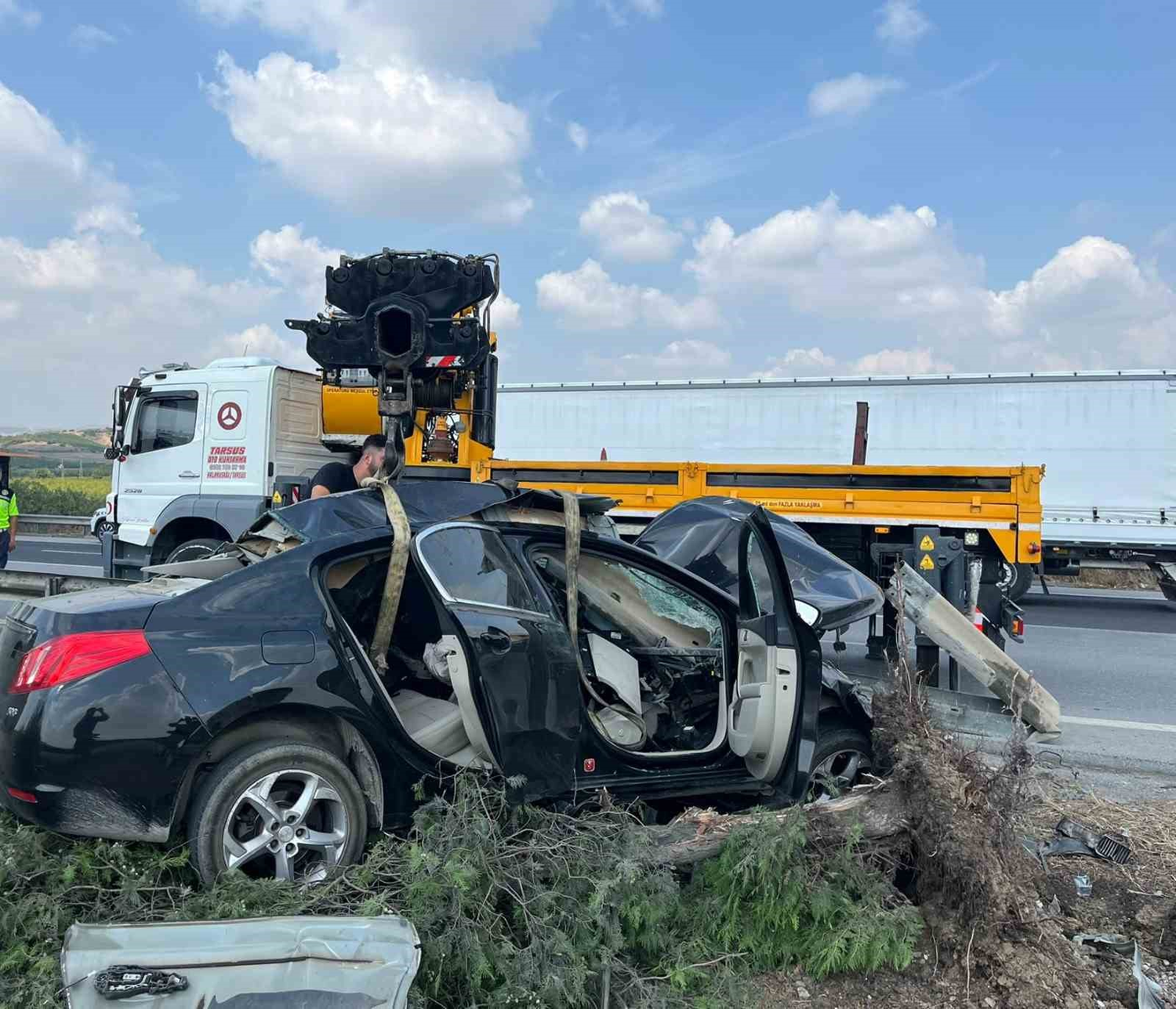 Mersin'in Tarsus ilçesinde trafik kazası, 1 ölü