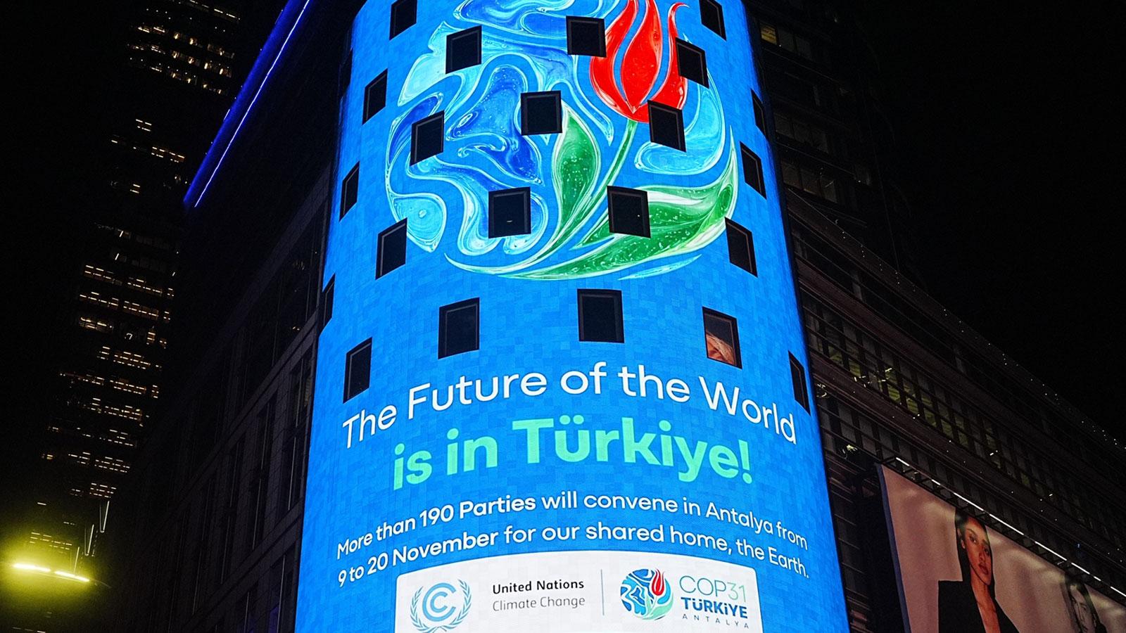 Times Meydanın'nda COP31 rüzgarı!