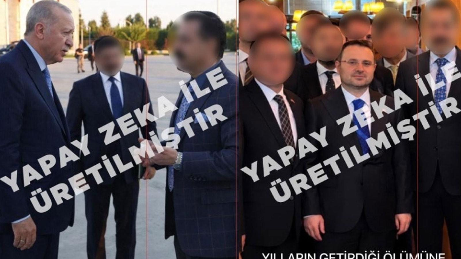 Yapay zeka görselli paylaşıma gözaltı! Cumhurbaşkanı Erdoğan ve Bakan Gürlek'in yanına kendisini ekledi