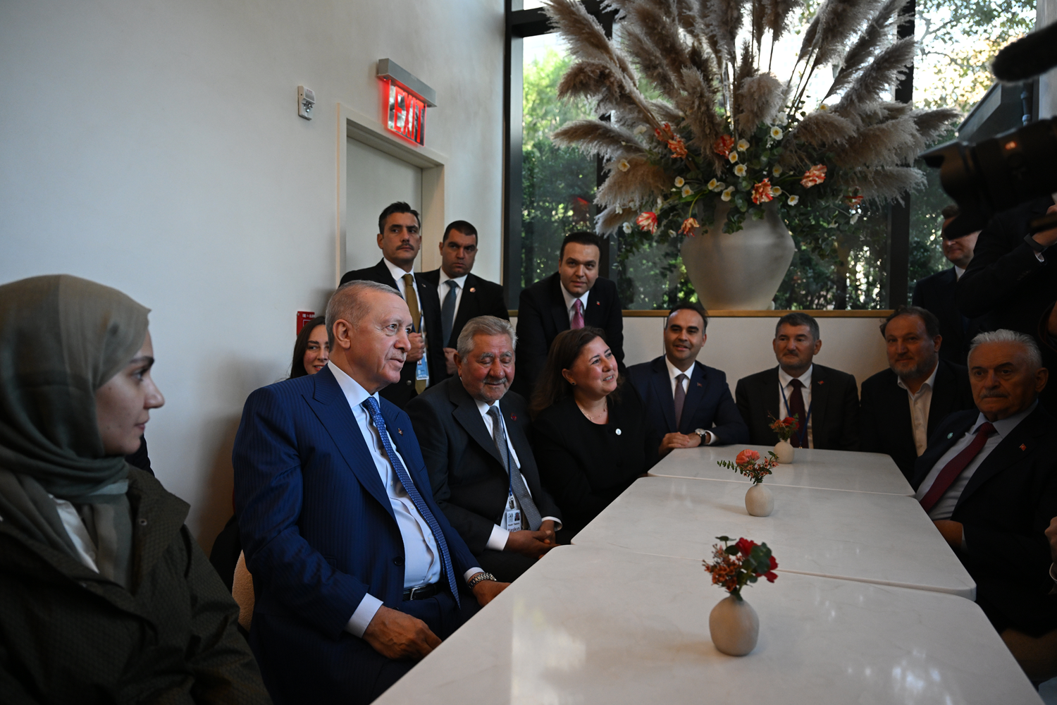 Cumhurbaşkanı Erdoğan, New York'ta vatandaşlarla bir araya geldi