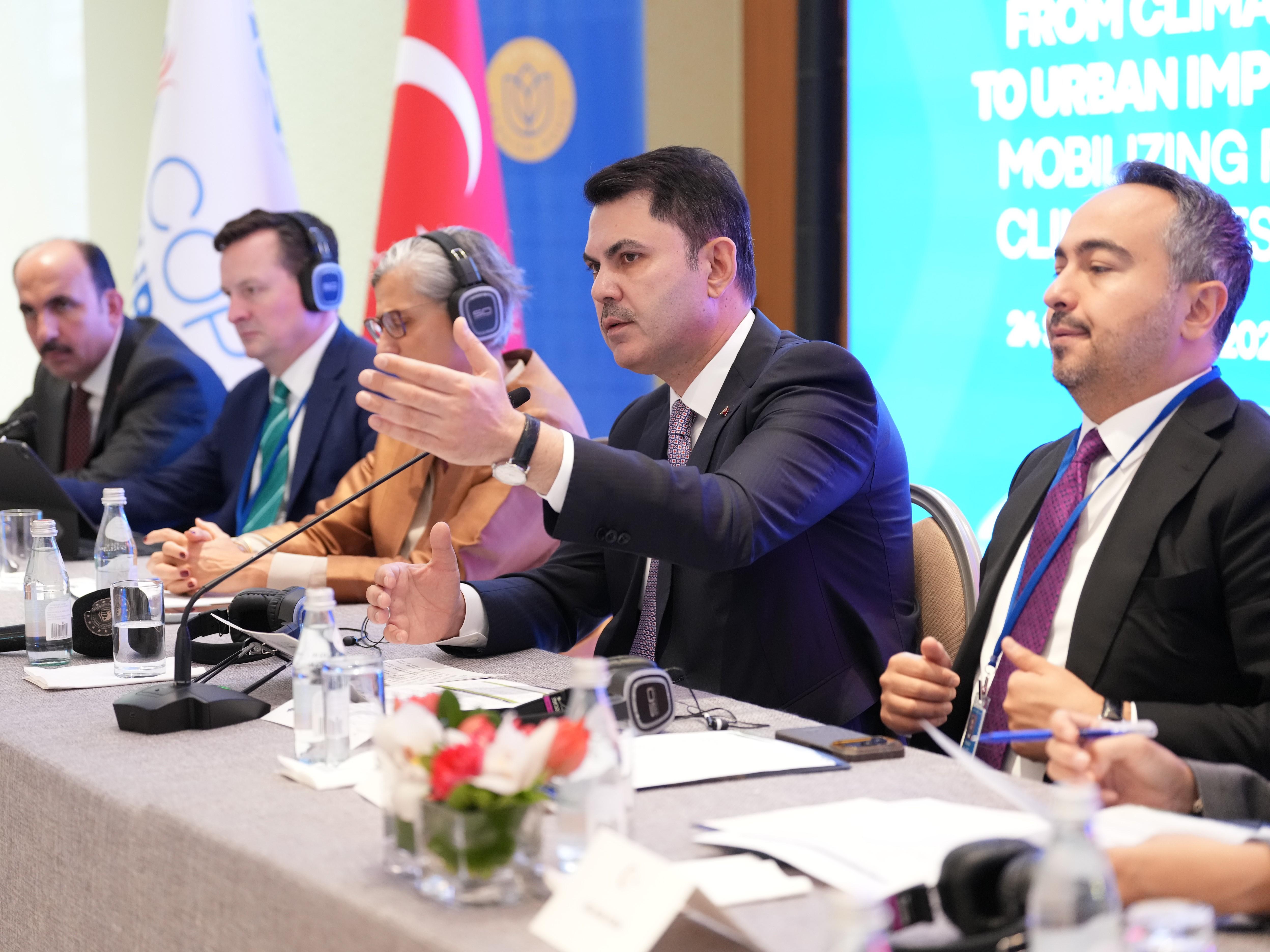Bakan Kurum, New York'ta "Dirençli Şehirler-SURFF Girişimi"ni başlattı