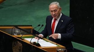 Katil Netanyahu, BM'de protesto edildi
