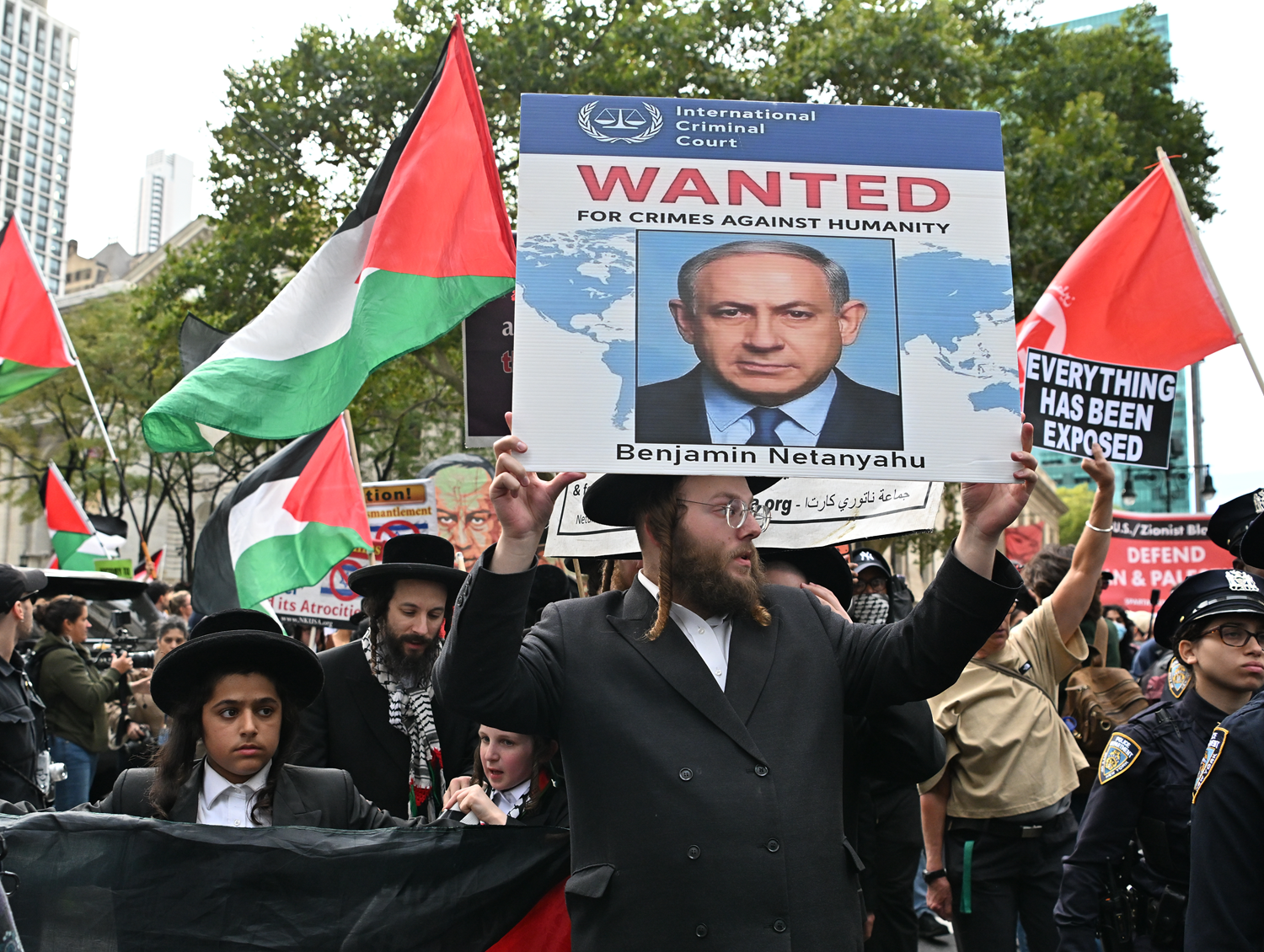 Soykırımcı Netanyahu BM'de protesto edildi: Filistin işgallerine tepki!