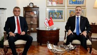 Bakan Fidan New York'ta KKTC Cumhurbaşkanı Erhürman ile görüştü