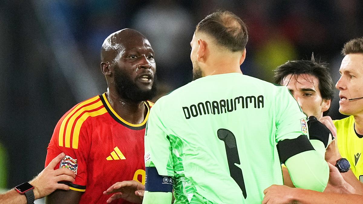 Lukaku ile Donnarumma birbirine girdi!