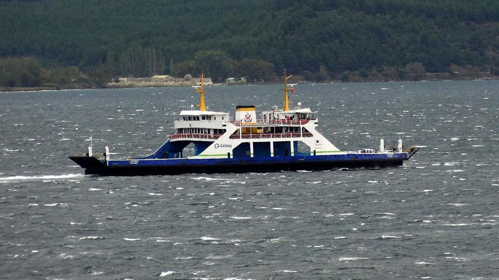 Bazı feribot seferleri iptal edildi