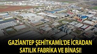 Gaziantep Şehitkamil'de icradan satılık fabrika ve binası!