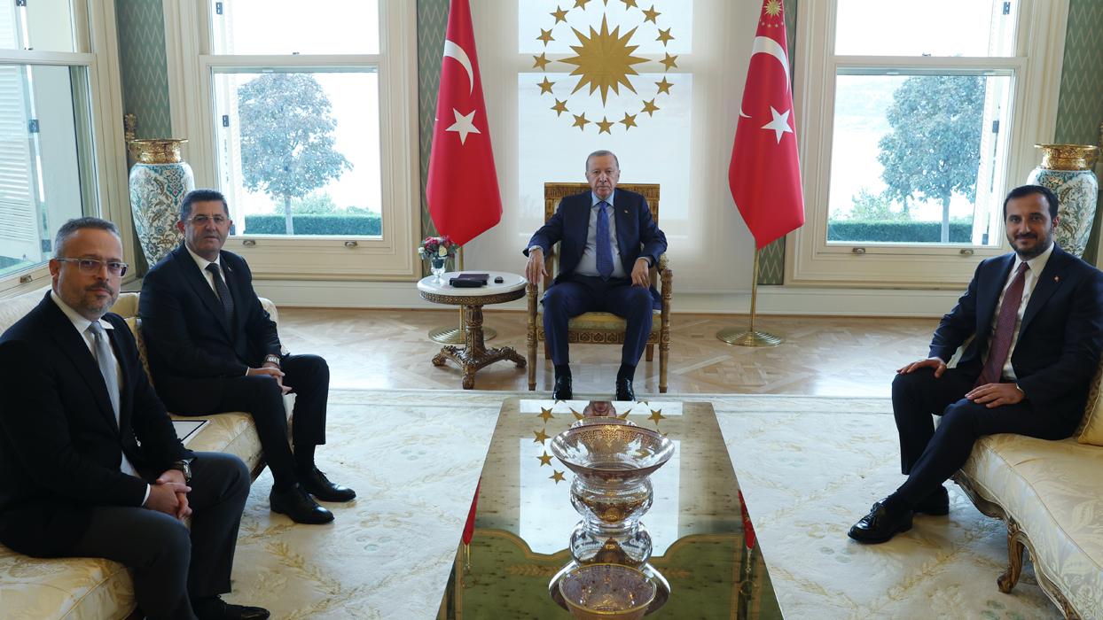 Cumhurbaşkanı Erdoğan, Orhan Çerkez'i kabul etti