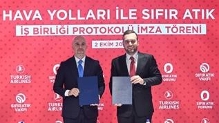 Sıfır Atık Vakfı ile THY arasında iş birliği protokolü imzalandı