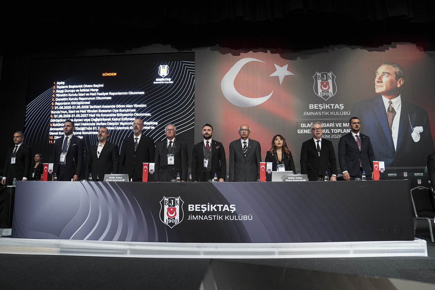 Beşiktaş Kulübünün olağan idari ve mali genel kurul toplantısı başladı