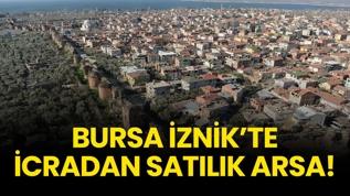 Bursa İznik'te icradan satılık arsa!