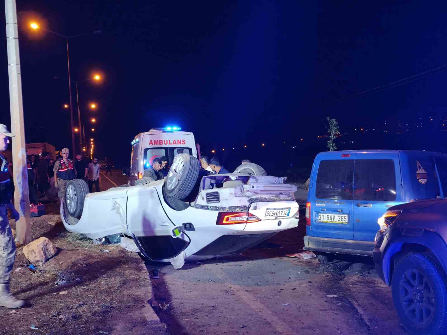 Hatay'da zincirleme kaza: 6 yaralı