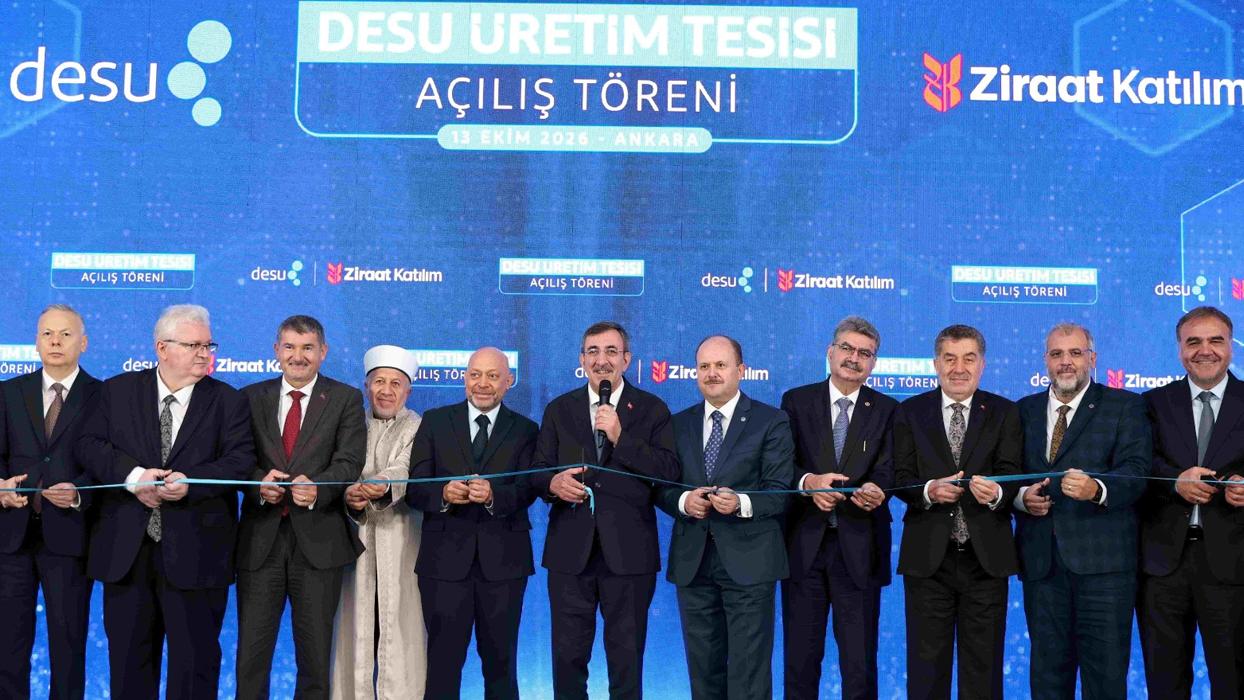 Ziraat Katılım finansal ortaklığıyla hayata geçirilen DESU Medikal Üretim Tesisi törenle açıldı