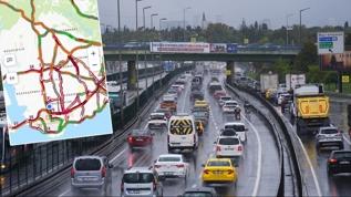 Köprüler kilit, E-5 ve TEM durdu: İstanbul'da trafik haritası kırmızıya büründü