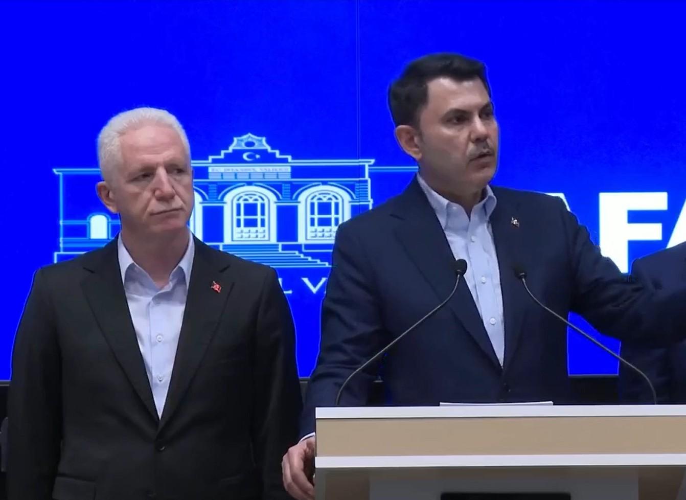 İstanbul'da son 83 yılın yağış rekoru! Bakan Kurum: Tüm barınma ihtiyaçları karşılanacak