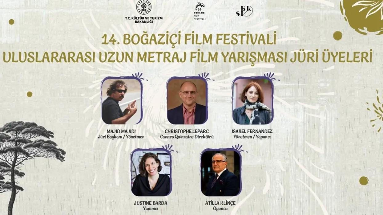 14. Boğaziçi Film Festivali'nin Uluslararası Uzun Metraj Film Yarışması jüri üyeleri açıklandı